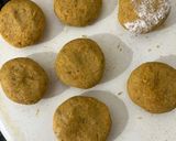 A picture of step 3 of Soya flour spicy puri.