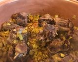 A picture of step 1 of Ox tail Tajine.
