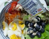 Gambar langkah 2 resipi Salad Campuran.