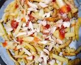 A picture of step 1 of Loaded cheesy fries 🍟.