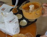 A picture of step 5 of Mini Tofu Pumpkin Pie.