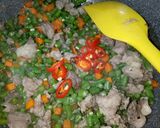 Hình bước làm 3 của món Thịt Heo Xào Đậu Đũa Kiểu Thái
