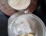 A picture of step 1 of Vanilla Heart cookies Nutella cookies.