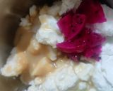 A picture of step 3 of Dragon fruit non cheesy cheese cake.