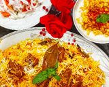 A picture of step 4 of Special beef briyani.
