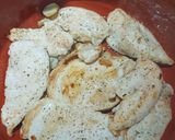 Foto del paso 3 de la receta: Pollo con crema de champiñones