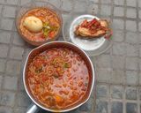 Foto langkah ke 4 dari resep 154. Rabokki egg (Ramyeon+tteobokki telur).