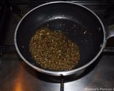 A picture of step 3 of Persian eggplant dip.