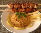 A picture of step 7 of Rice with Shish Tawook - Delicious 😍😋.