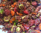 Foto del paso 3 de la receta: Ensalada de quinoa roja súper rápida y fresquita!
