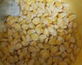 A picture of step 1 of Kurkuri sweetcorn aloo chat.