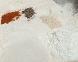 A picture of step 3 of Crispy fried drum sticks.