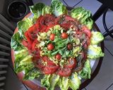 Une image de l'étape 6 de Salade d été aux tomates.