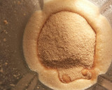Foto del paso 3 de la receta: Flan instantáneo, de vainilla, turrón de cacahuetes y uvas