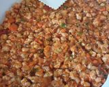Foto del paso 1 de la receta Lasaña Boloñesa "impostor" de soja texturizada😊
