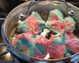 A picture of step 4 of Steam Cake with soda drinks.