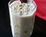 A picture of step 4 of Oats chiku milkshake.