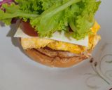 Foto langkah ke 4 dari resep Burger Sandwich.