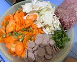 Foto langkah ke 1 dari resep Sayur tumis daging giling.