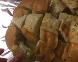 A picture of step 3 of Pull apart garlic cheesy bread.