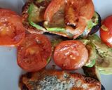 A picture of step 2 of My Egg,Tomato & Garlic Cheese Bread Toasted.