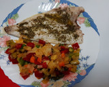 Foto del paso 4 de la receta: Dorada al horno con verduras salteadas