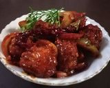 A picture of step 6 of Spicy schezwan sweet corn balls.