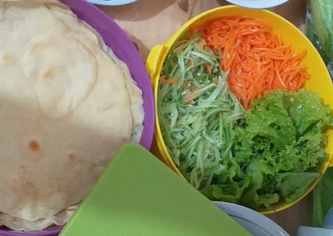 Langkah-langkah untuk membuat Resep 268. Kebab rumahan tanpa mayones