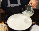 A picture of step 2 of Quesillo.