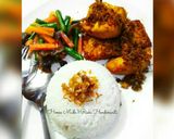 Foto langkah ke 10 dari resep Ayam Goreng Bumbu Lengkuas & Nasi Uduk.