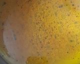 A picture of step 3 of Besan Sev Kadhi.
