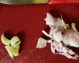 A picture of step 1 of Alugbati, Giniling, Kalabasa in Filipino style for dinner / Malabar Spinach, Chicken mince, Pumpkin.