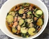Foto del passaggio 3 della ricetta Insalata giapponese con cetrioli e gamberi