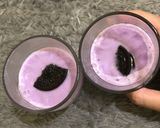 Foto langkah ke 5 dari resep Pudding Sutra Taro Oreo Simple.