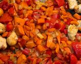 Foto del paso 4 de la receta: Couscous de verduras y pollo en freidora de aire