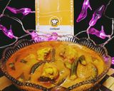 A picture of step 15 of Bhindi Chicken.