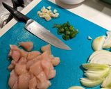 番茄雞肉河粉的食譜步驟2照片