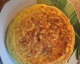 Foto del paso 4 de la receta: Tortilla de patata con cebolla y huevos camperos