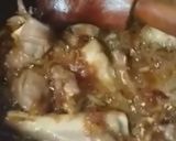 A picture of step 3 of Achar gosht.
