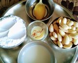 A picture of step 1 of Badam Katli.