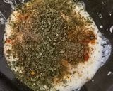 A picture of step 2 of Dahi Capsicum.
