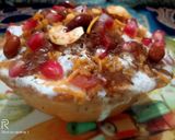 A picture of step 3 of Katori chaat.