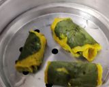 A picture of step 5 of Alu Vadi/Patra.