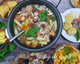 Hình bước làm 6 của món Lẩu nấm chay