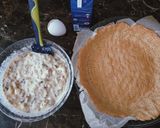 A picture of step 3 of Quiche of bacon and zuccini.