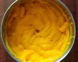 A picture of step 2 of Mango burfi.