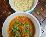 صورة لخطوة 5 من وصفة رز القرنبيط ودجاج الزبدة الهندي من وجبات (كيتو دايت)