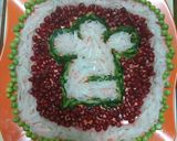 कुकपेड लोगो सलाद (Cookpad logo salad recipe in hindi) रेसिपी चरण 4 फोटो