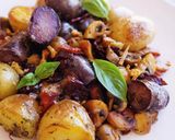 Foto del paso 8 de la receta: Patatas especiadas salteadas con champiñones y bacon