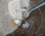 A picture of step 2 of Ragi dhokla.